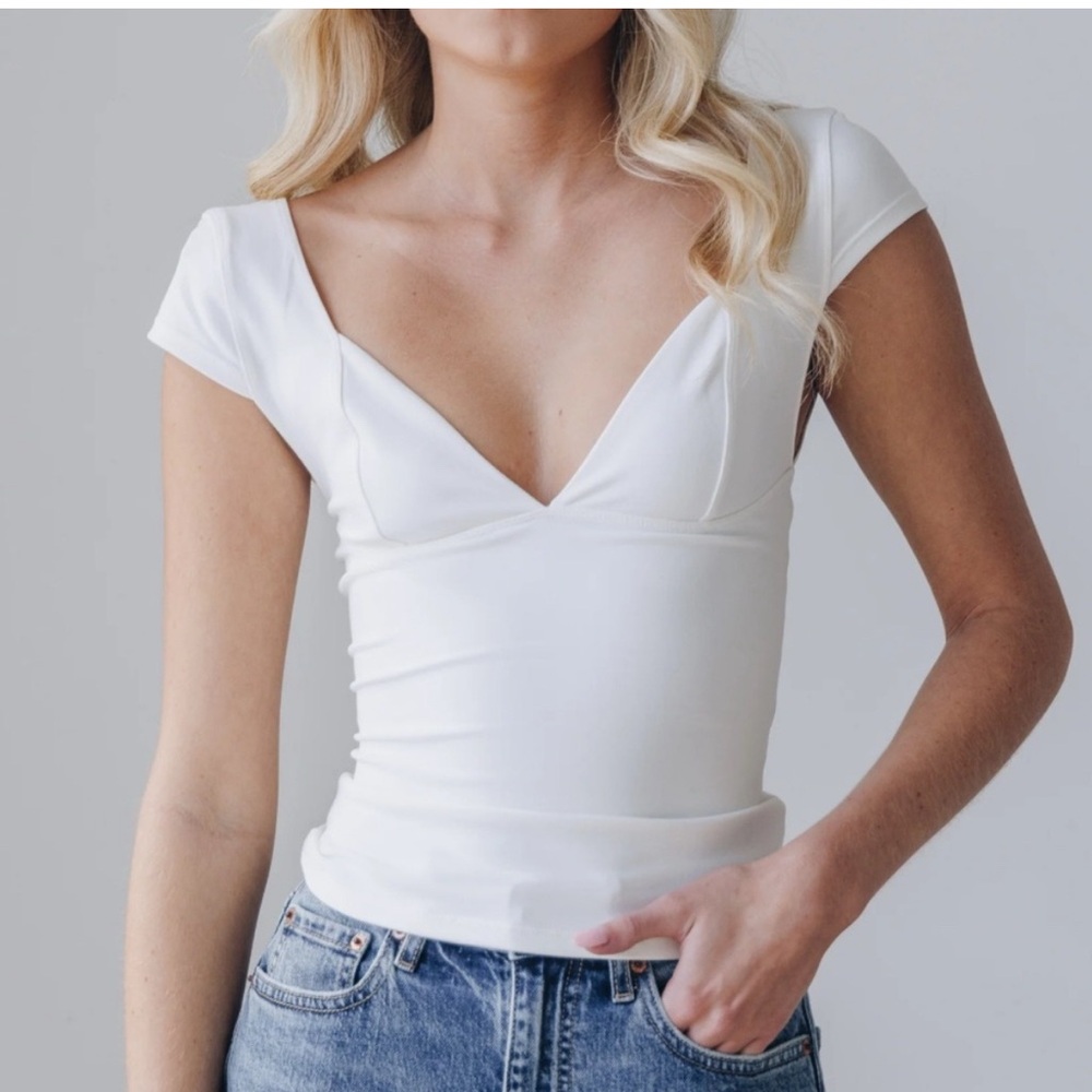 Free people duo corset V-Neck Women's Top